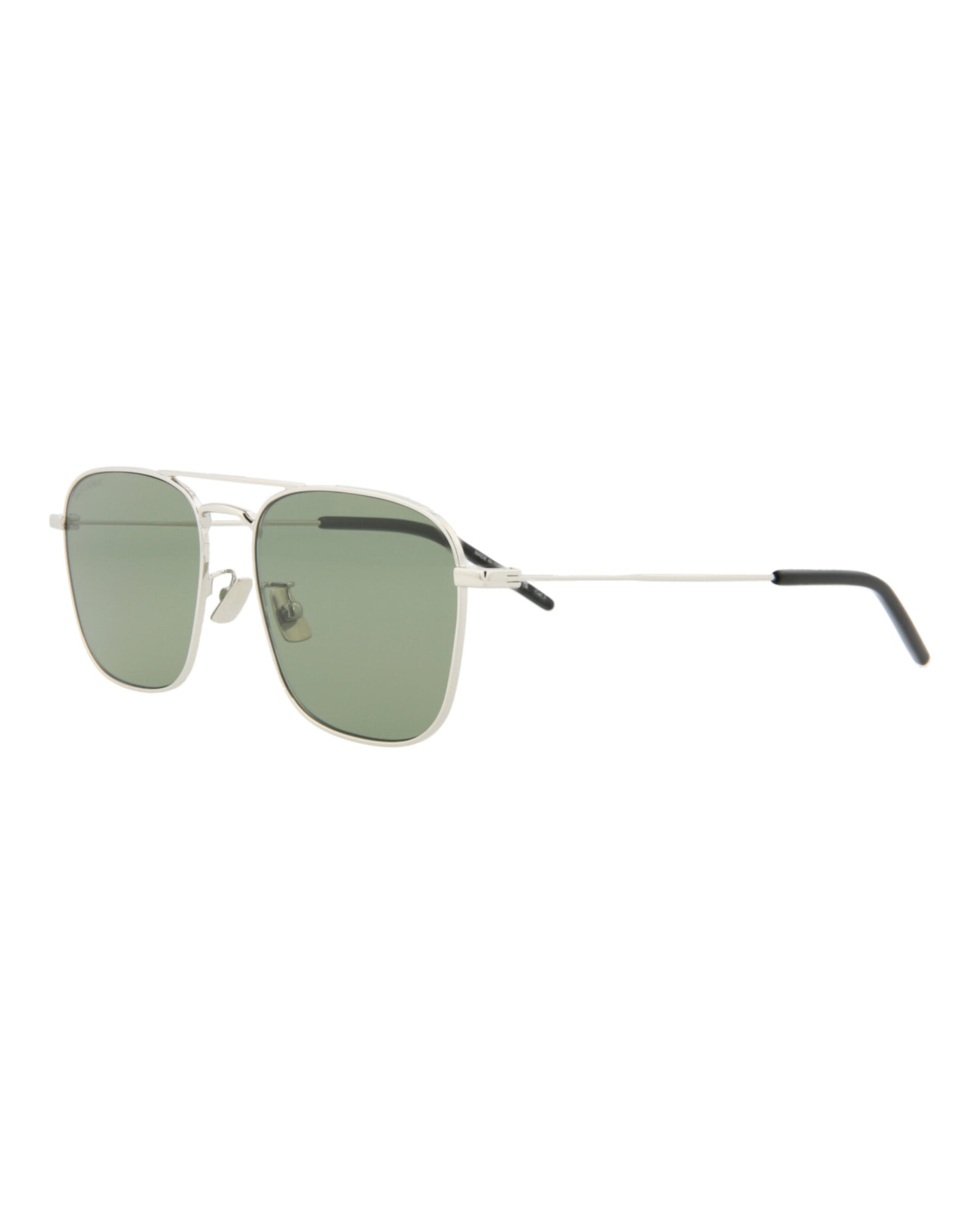 Saint Laurent Aviator-Frame Metal Sunglasses Sunglasses - Tophatter Daily Deals