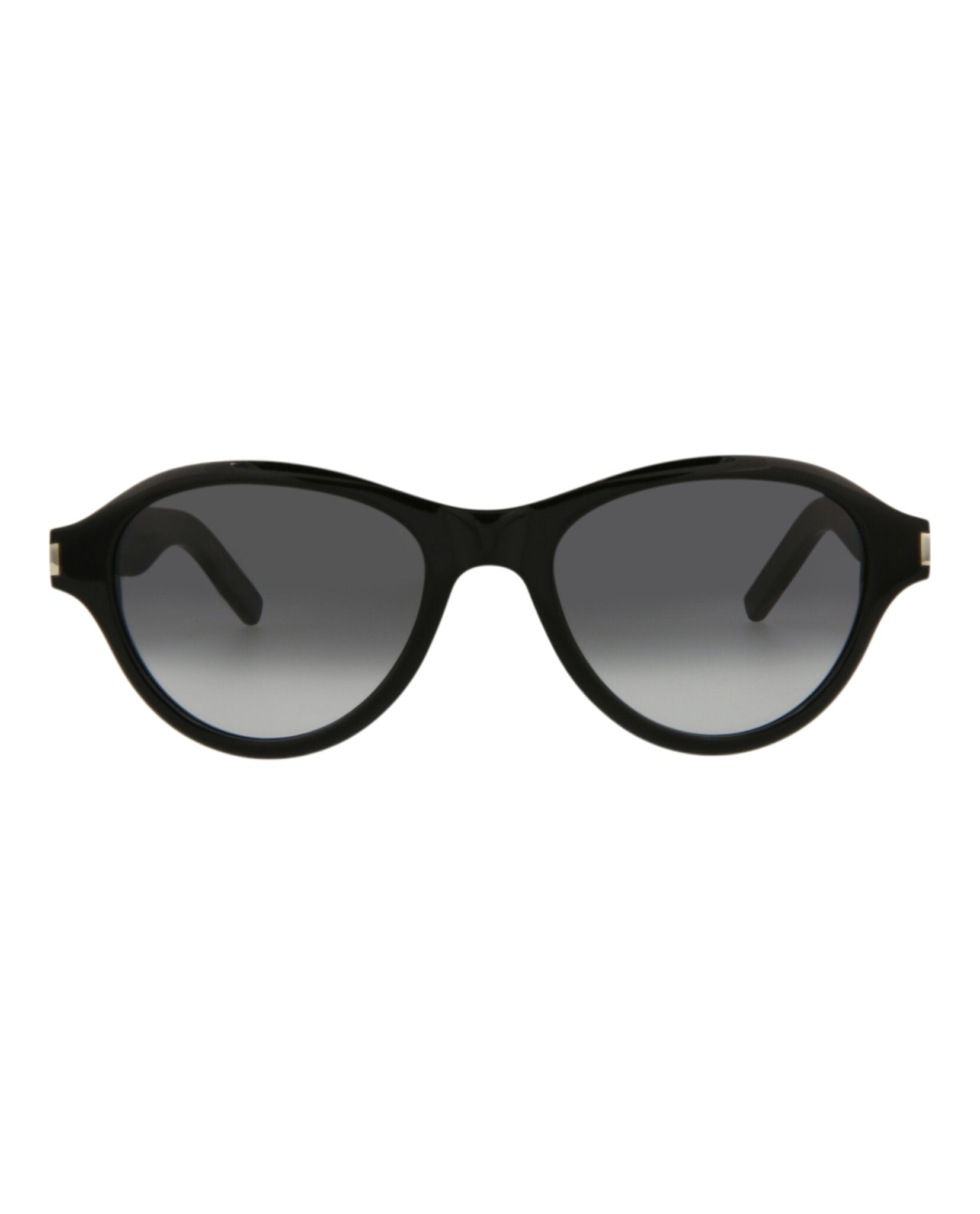 Saint Laurent Round-Frame Acetate Sunglasses Black Sunglasses - Tophatter Daily Deals
