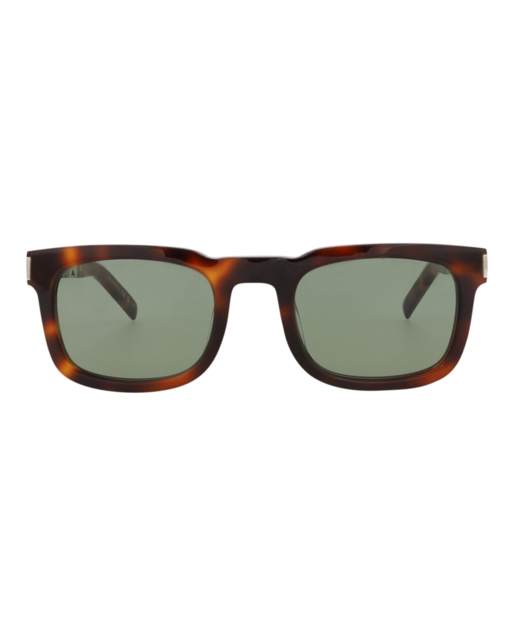Saint Laurent Square-Frame Recycled Acetate Sunglasses Brown Sunglasses - Tophatter Daily Deals