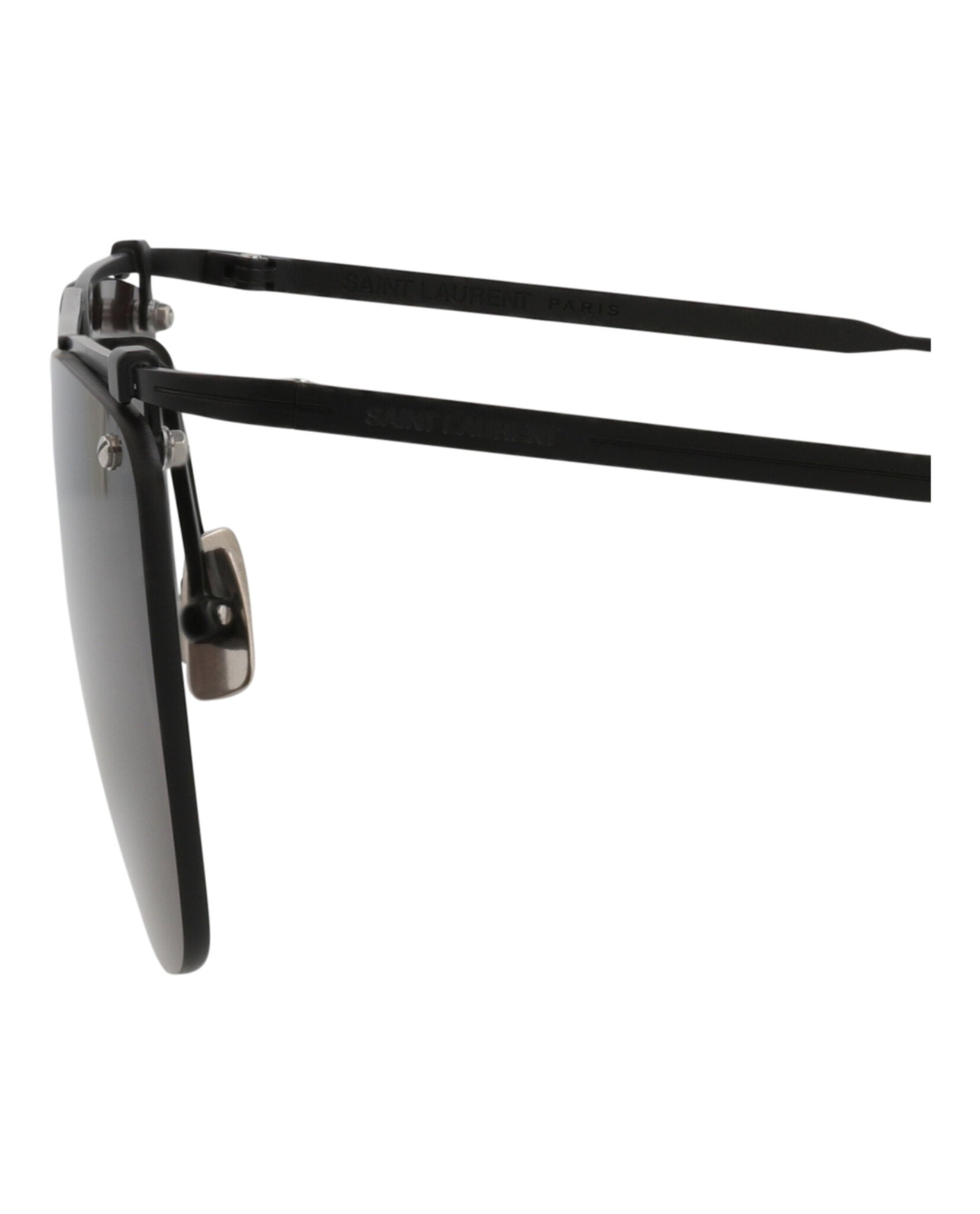 Saint Laurent Aviator-Frame Metal Sunglasses Sunglasses - Tophatter Daily Deals