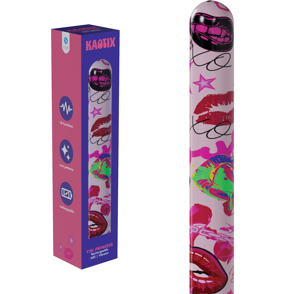 S-Line Kaotix Y2K Princess (Powder) – USB Rechargeable 17.8 cm Vibrator > Vibrators > Standard Vibrators - Tophatter Daily Deals