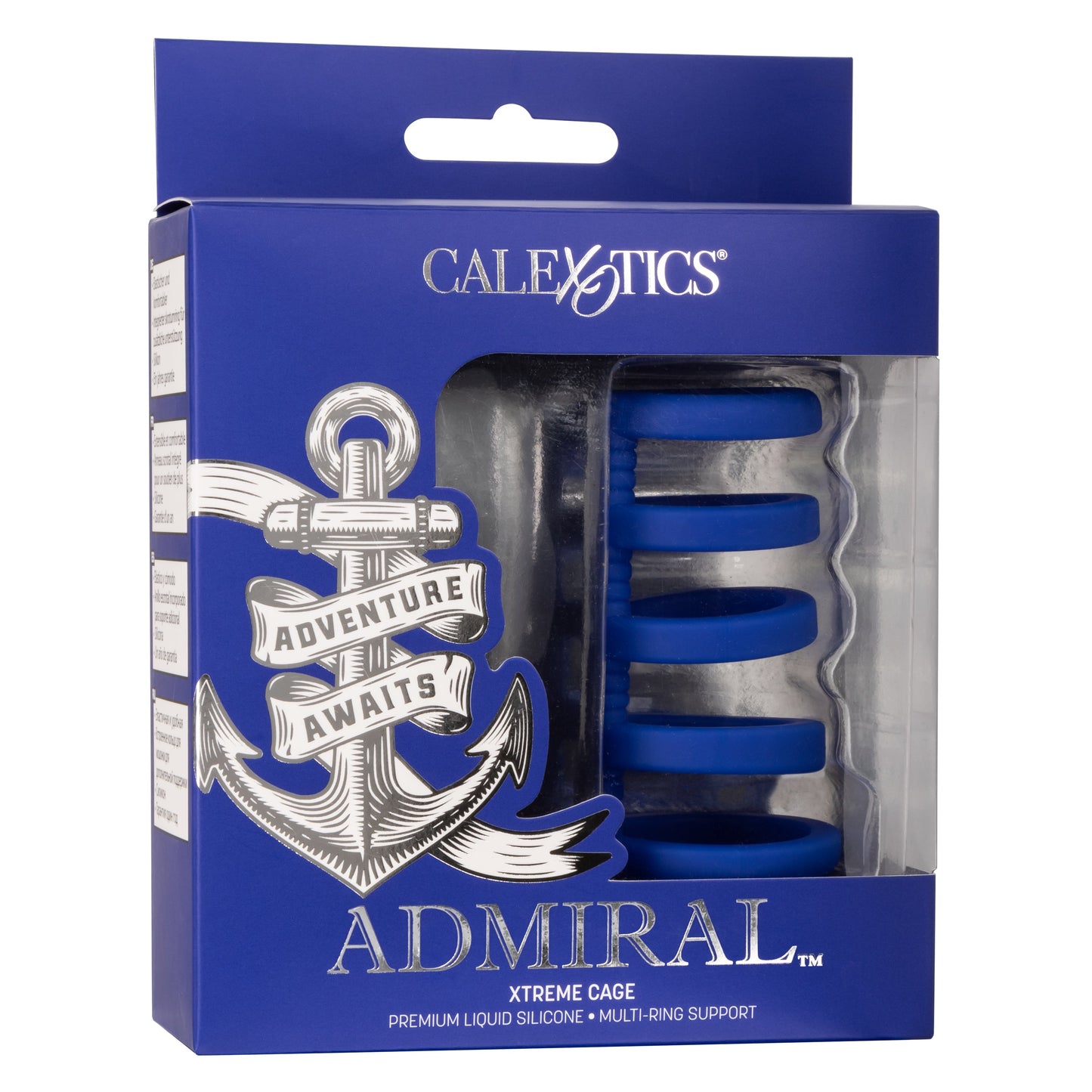 Admiral Xtreme Cage – Liquid Silicone Cock Cage > Bondage Gear > Male Chastity - Tophatter Daily Deals