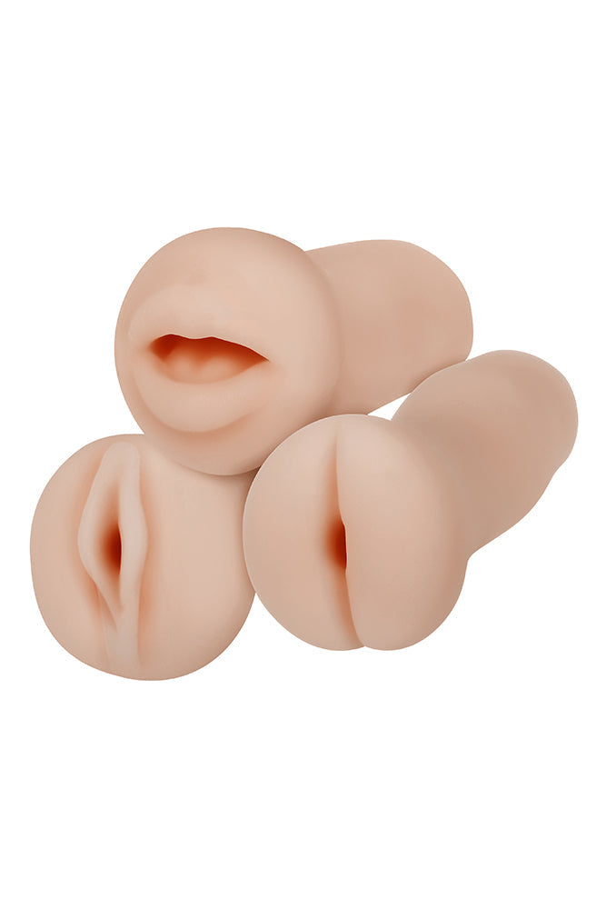 Selopa - Party Pack Stroker Trio Set - Light Sex Toy - Tophatter Daily Deals