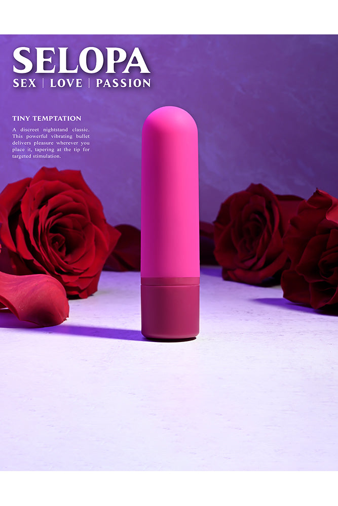 Selopa - Tiny Temptation Bullet Vibrator - Pink Sex Toy - Tophatter Daily Deals