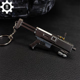 Tiny SMG-37 Defender Submachine Gun Model Metal Keychain - Tophatter Daily Deals