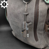Tiny SMG-37 Defender Submachine Gun Model Metal Keychain - Tophatter Daily Deals
