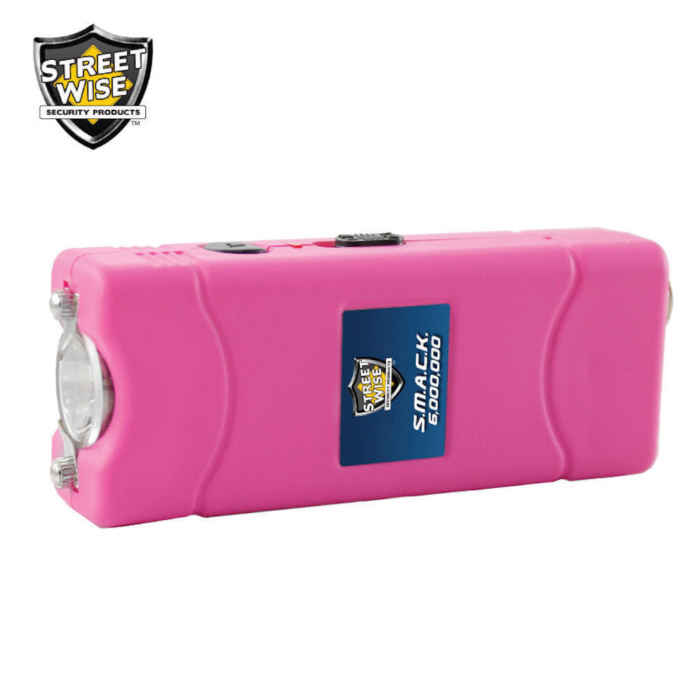 Streetwise Mini Keychain Stun Gun Flashlight Pink SMACK 6,000,000 Volt SD-StunGun - Tophatter Daily Deals