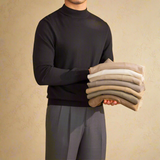 Soft Classic Men's Turtleneck Sweater - Fitted, Wool, Work - Tophatter Daily Deals