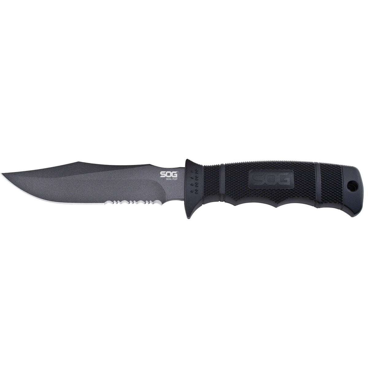 SOG Seal Pup - Fixed Blade Knife - AUS-8 Steel - SOG-M37K Fixed Blade - Tophatter Daily Deals
