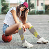 6-Pairs: Women's Pain Relief And Recovery Knee High Compression Socks Health & Wellness - Tophatter Daily Deals