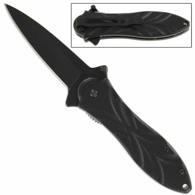 Dark Tragedy Spring Assist Pocket Knife Knives - Tophatter Daily Deals
