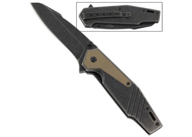 Stealth Protocol Spring Assist Pocket Knife knives - Tophatter Daily Deals