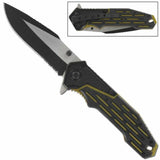 Atomic Gold Fever Drop Point Spring Assist Knife Knives - Tophatter Daily Deals