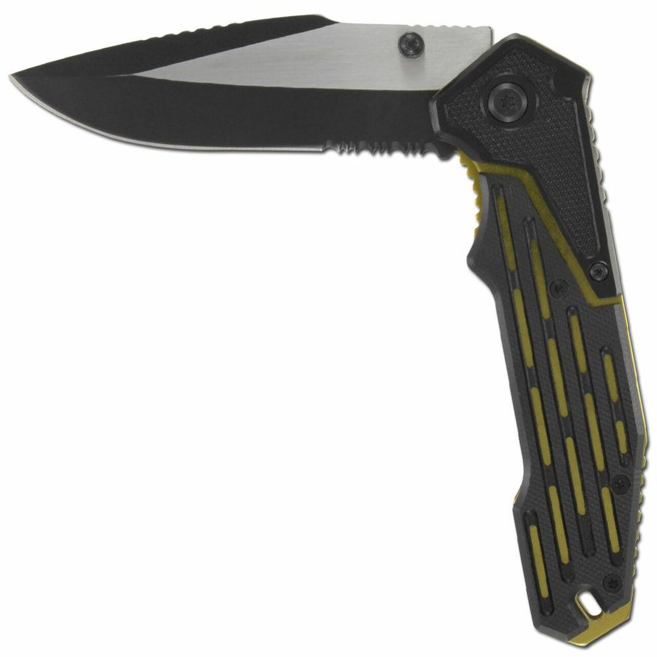 Atomic Gold Fever Drop Point Spring Assist Knife Knives - Tophatter Daily Deals