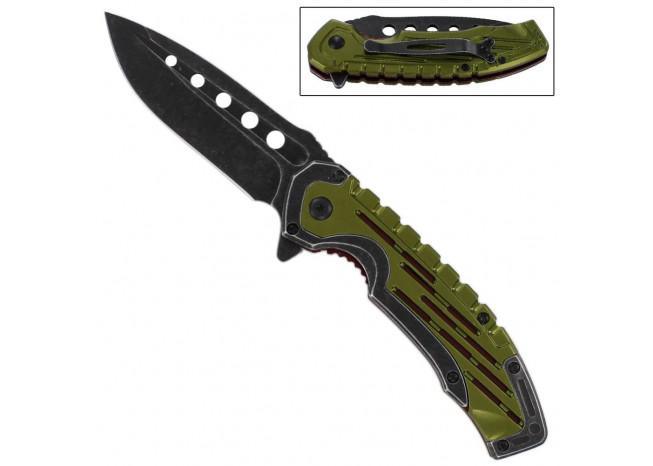 Sludge Zone Pocket Knife with Spring Assist knives - Tophatter Daily Deals