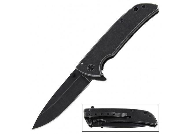 Assisted Spring Blade Global Devastation Knife knives - Tophatter Daily Deals