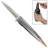 Rifle Bullet Spring Assisted Bottle Opener Folding Pocket Knife - Tophatter's Army Products & Self Defense Collectible Weapons - Tophatter Daily Deals