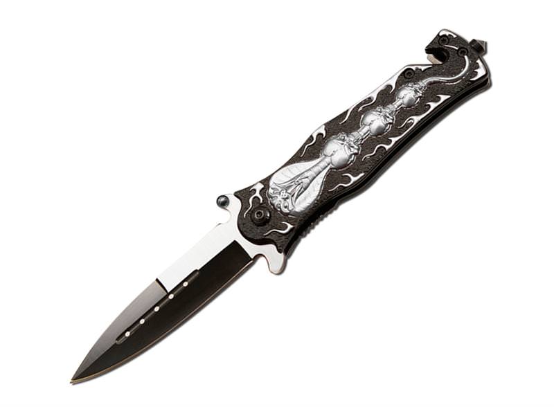 Spring Assist - Legal Auto Knife - Cobra Tactical Fighter - TOPHATTER'S ARMORY DEALS Collectible Weapons - Tophatter Daily Deals