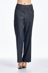 Larry Levine Pants Black 61 Pants - Tophatter Daily Deals