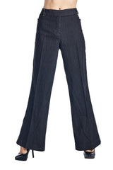 Larry Levine Black Stretch Pants Black Pants - Tophatter Daily Deals