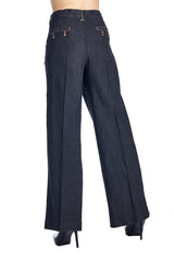 Larry Levine Black Stretch Pants Pants - Tophatter Daily Deals