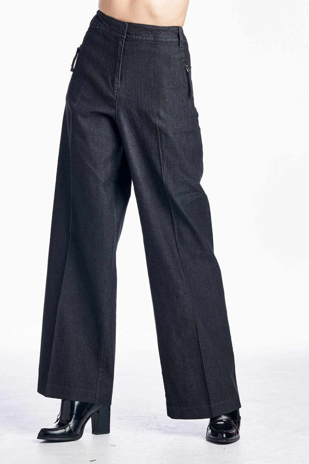 Larry Levine Stretch Pants Pants - Tophatter Daily Deals