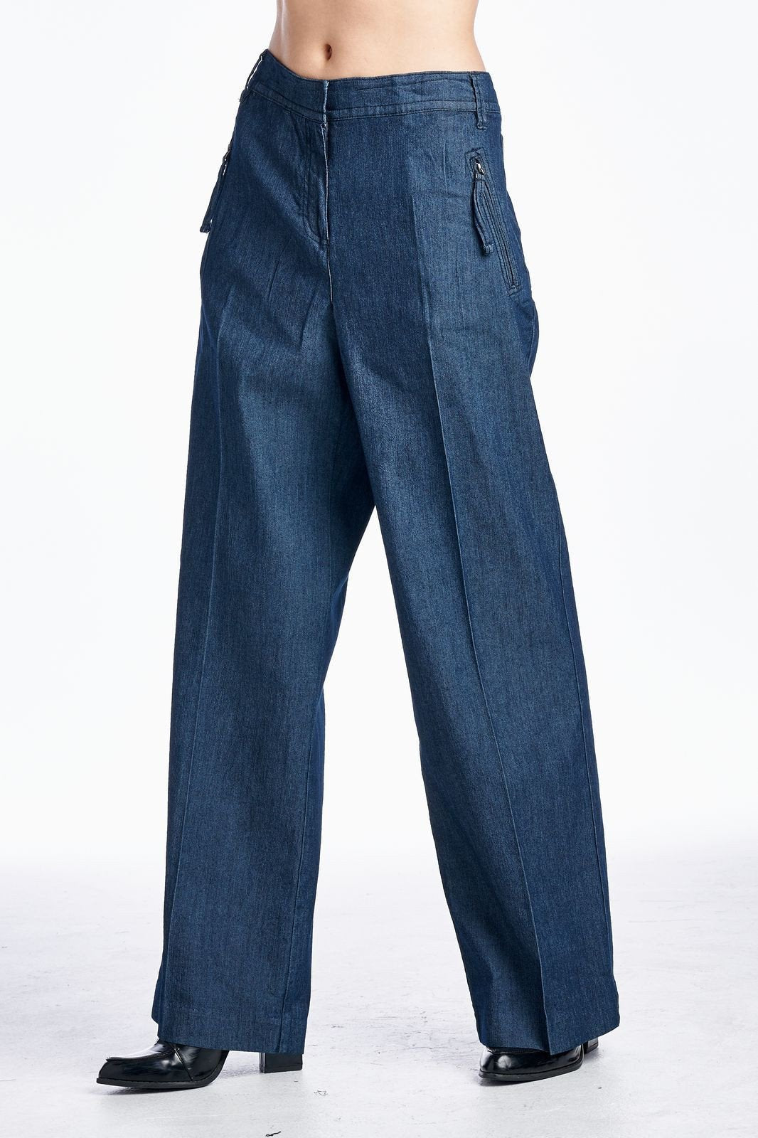 Larry Levine Stretch Pants Pants - Tophatter Daily Deals