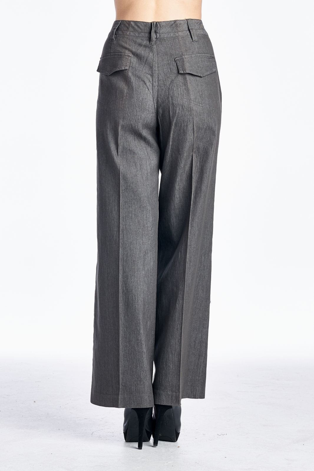 Larry Levine Stretch Pants Pants - Tophatter Daily Deals