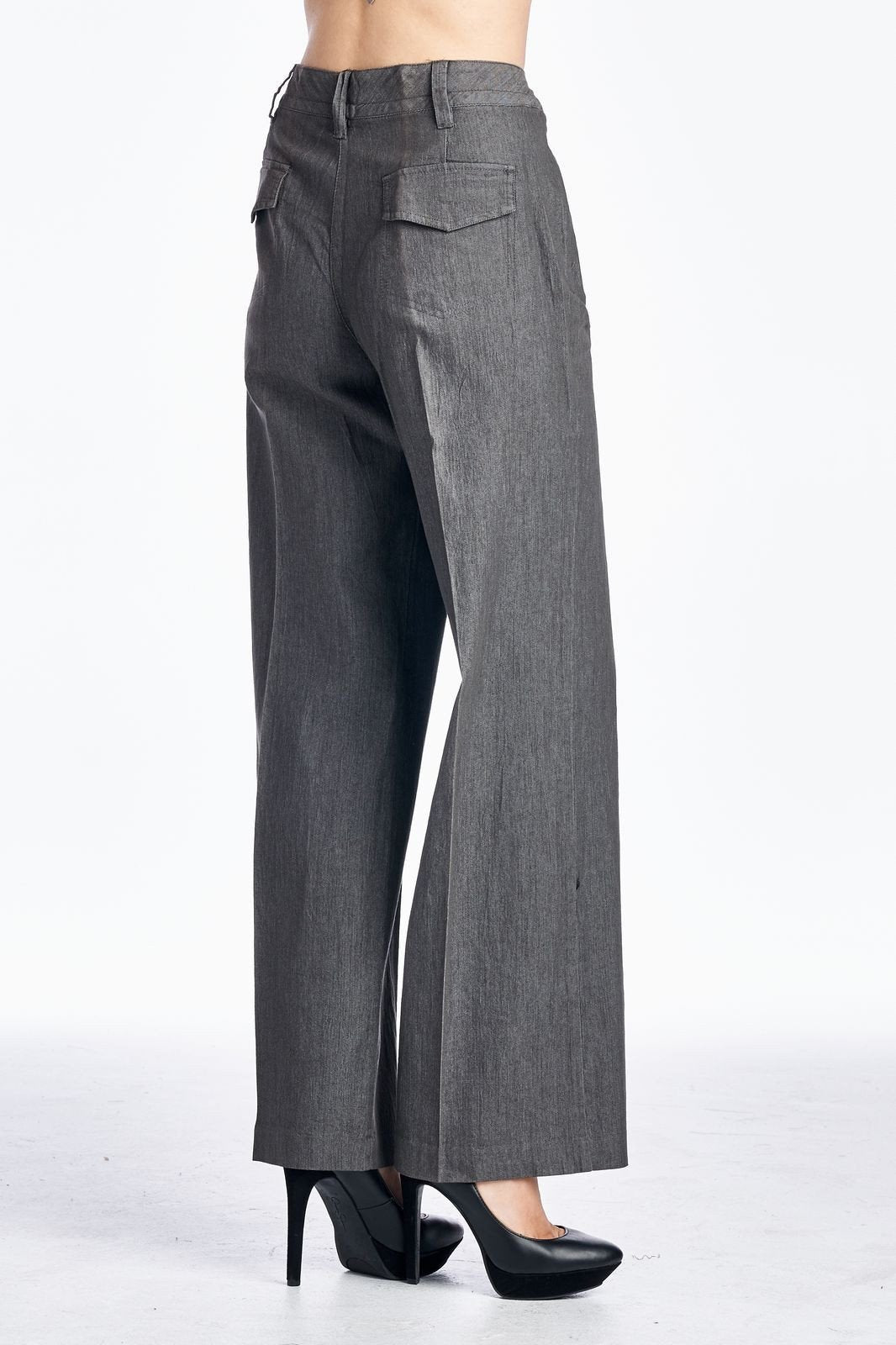 Larry Levine Stretch Pants Pants - Tophatter Daily Deals