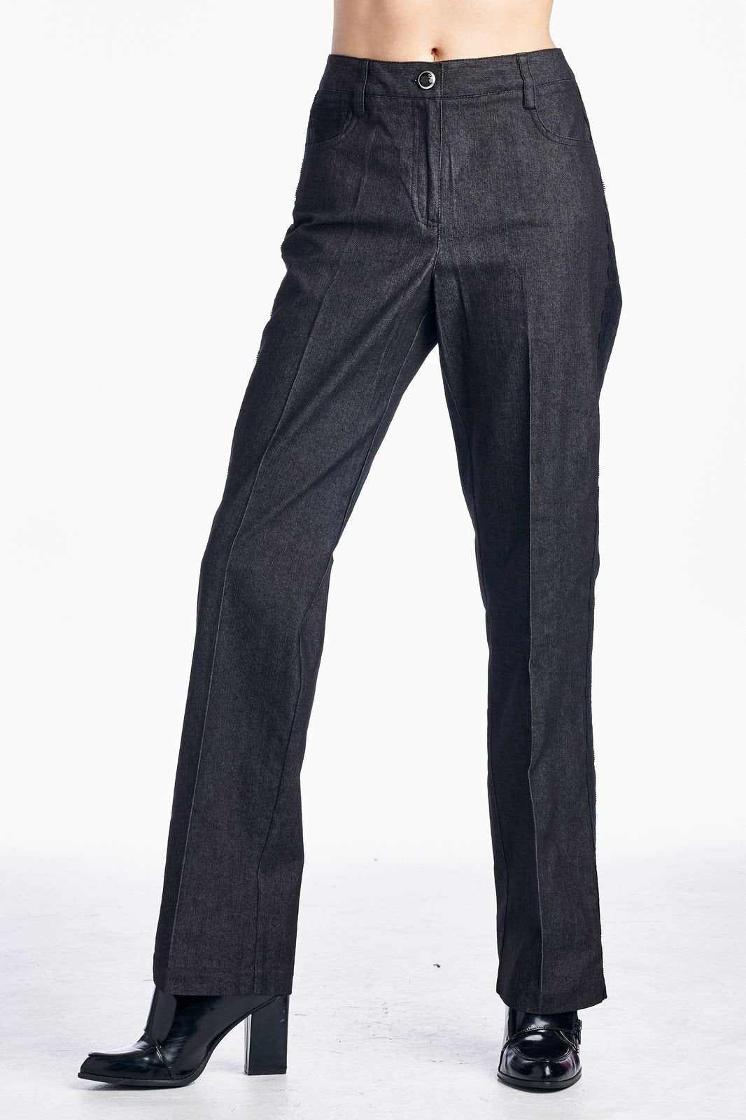 Women's Lace Panels Pants Black 61 Pants - Tophatter Daily Deals