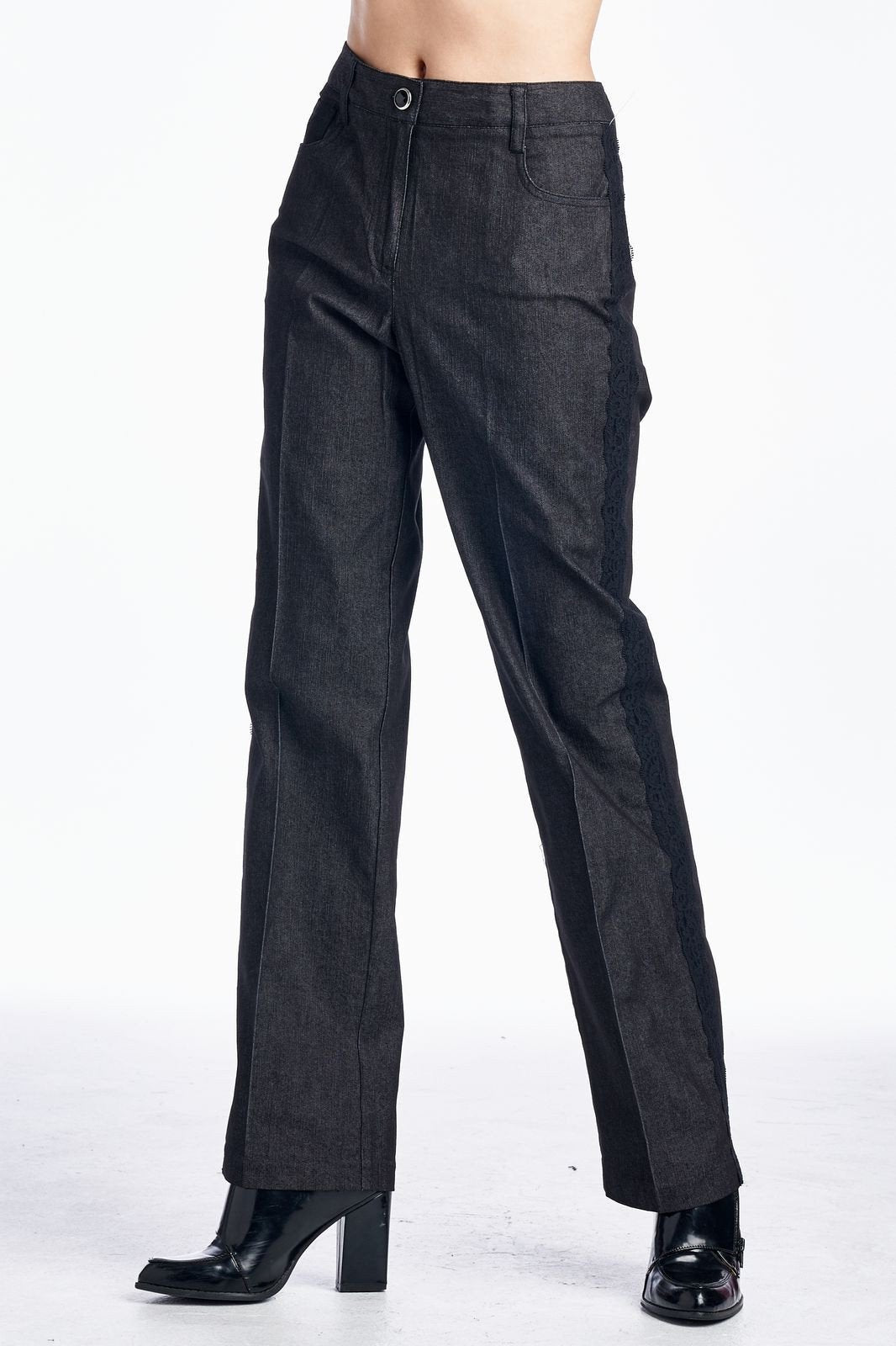 Women's Lace Panels Pants Pants - Tophatter Daily Deals