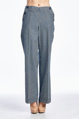 Larry Levine Pinstripe Pants Pants - Tophatter Daily Deals