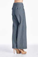 Larry Levine Pinstripe Pants Pants - Tophatter Daily Deals