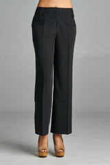 Larry Levine Front Pocket Pants Pants - Tophatter Daily Deals