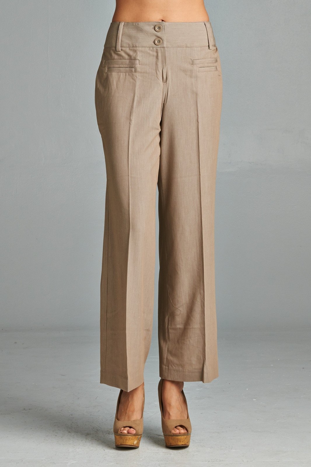 Larry Levine Front Pocket Pants Pants - Tophatter Daily Deals