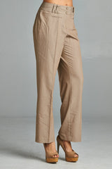 Larry Levine Pants Sand 3 Pants - Tophatter Daily Deals