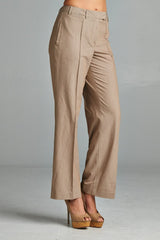 Larry Levine Pants Sand 3 Pants - Tophatter Daily Deals