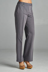 Larry Levine Pants Grey 25 Pants - Tophatter Daily Deals