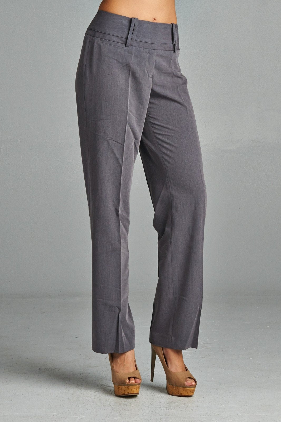 Larry Levine Pants Grey 25 Pants - Tophatter Daily Deals