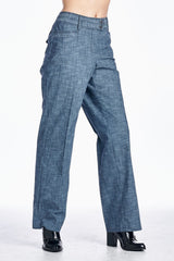 Larry Levine Pants Dark Navy 10 Pants - Tophatter Daily Deals