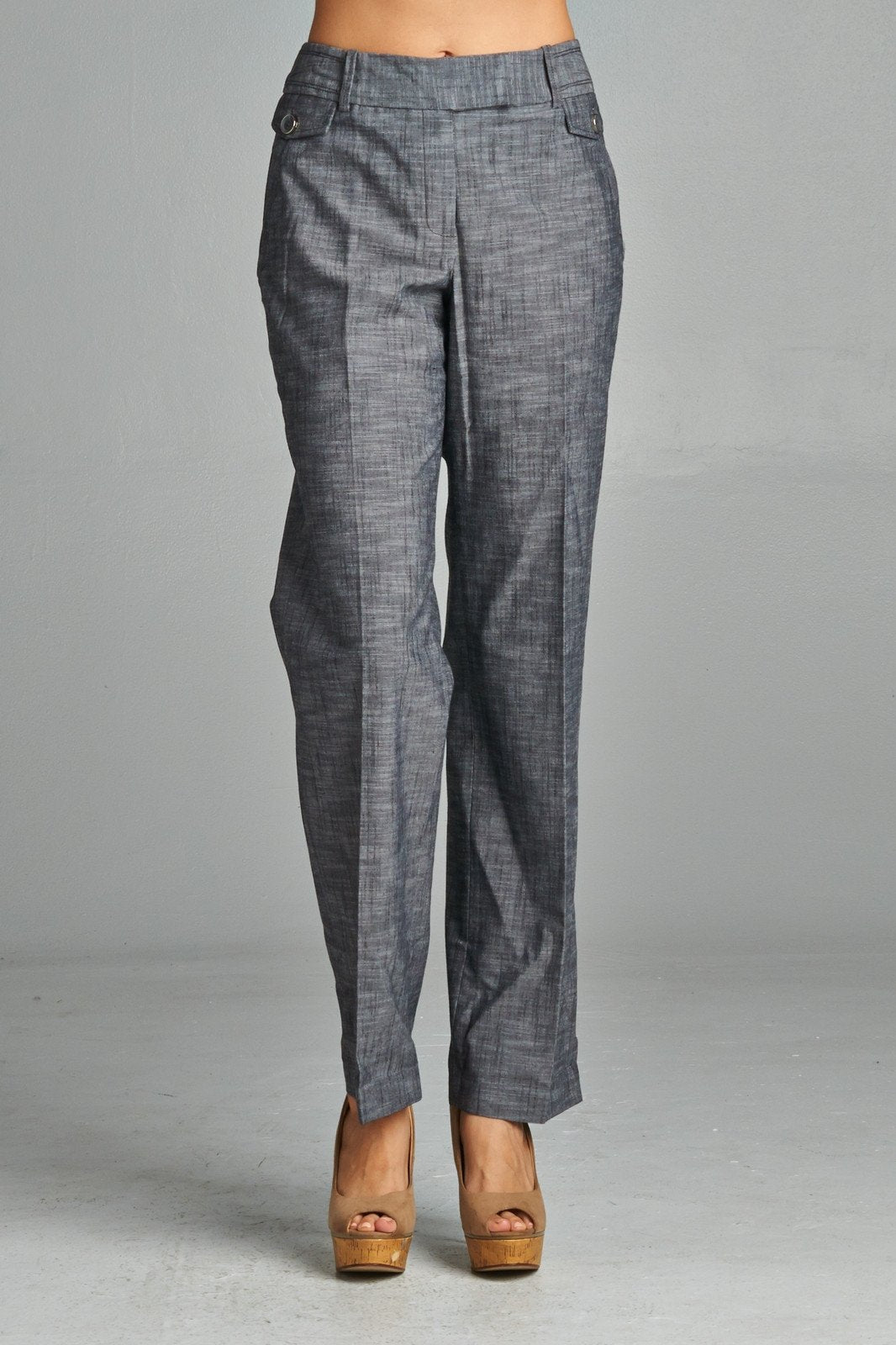 Larry Levine Pants 6 Black 37 Pants - Tophatter Daily Deals