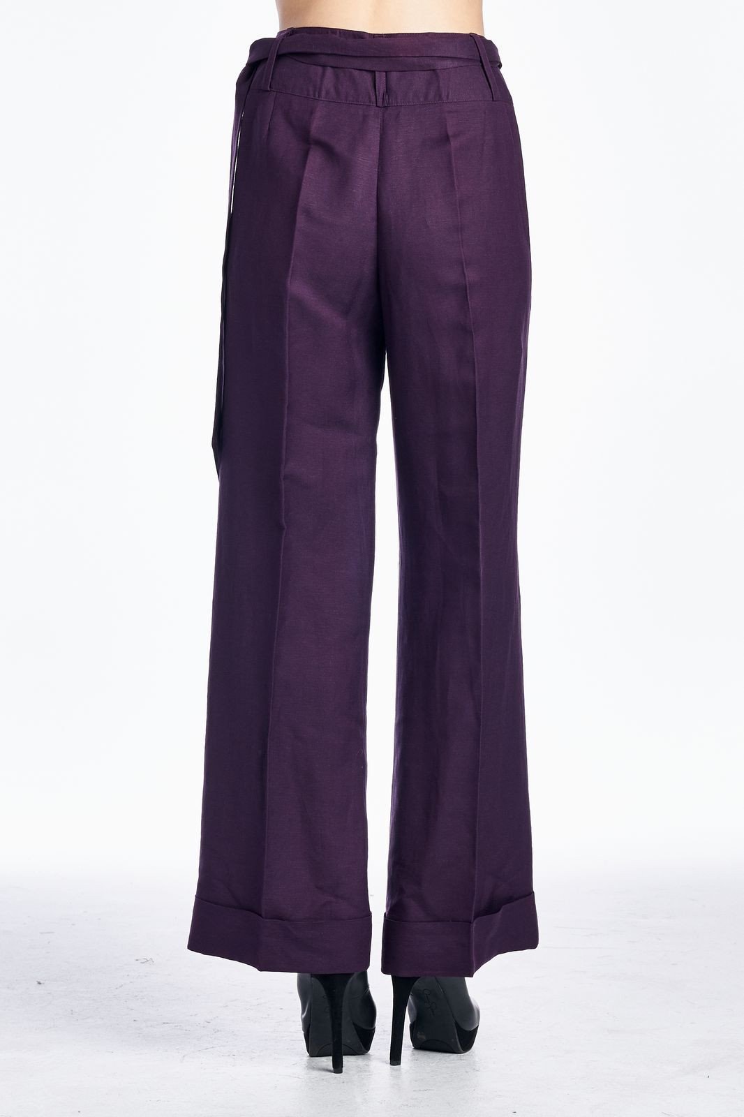 Larry Levine Side Tie Pants Pants - Tophatter Daily Deals