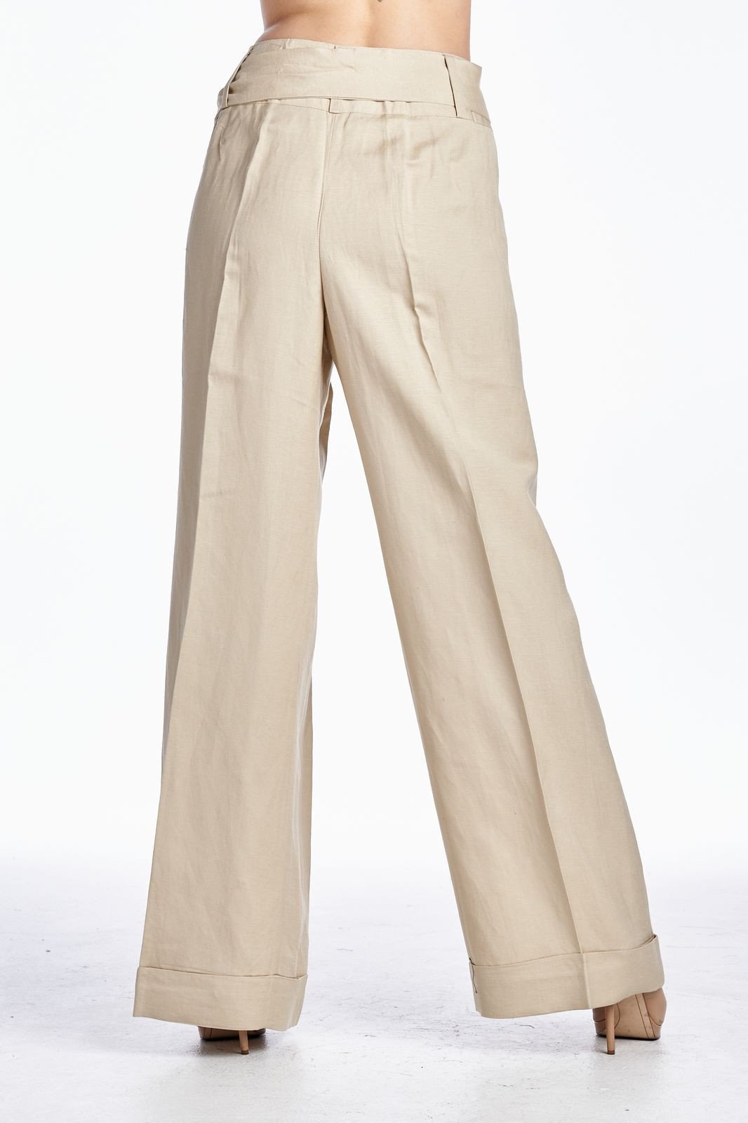 Larry Levine Side Tie Pants Pants - Tophatter Daily Deals