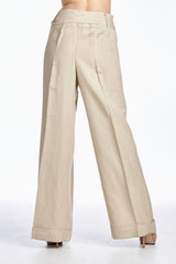 Larry Levine Side Tie Pants Pants - Tophatter Daily Deals