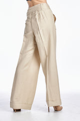 Larry Levine Side Tie Pants Pants - Tophatter Daily Deals