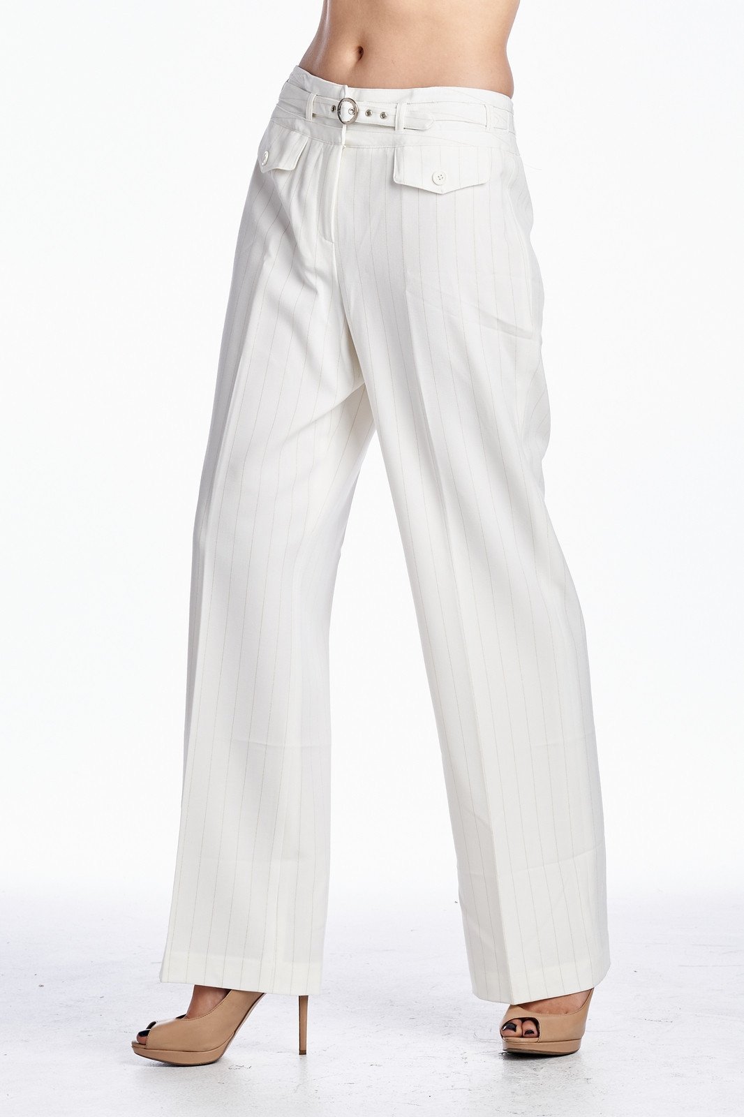 Larry Levine Pant w/Gold Stripe Pants - Tophatter Daily Deals