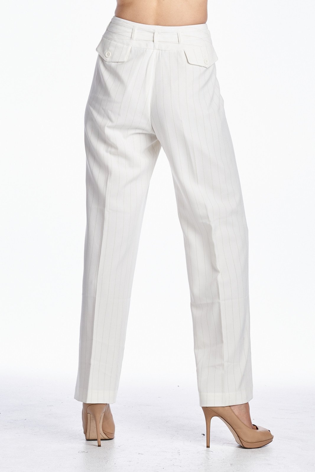 Larry Levine Pant w/Gold Stripe Pants - Tophatter Daily Deals