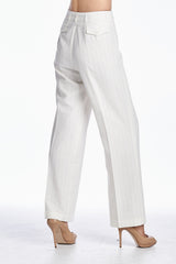 Larry Levine Pant w/Gold Stripe Pants - Tophatter Daily Deals