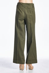 Larry Levine Pant with Waist Tie Pants - Tophatter Daily Deals