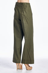 Larry Levine Pant with Waist Tie Pants - Tophatter Daily Deals